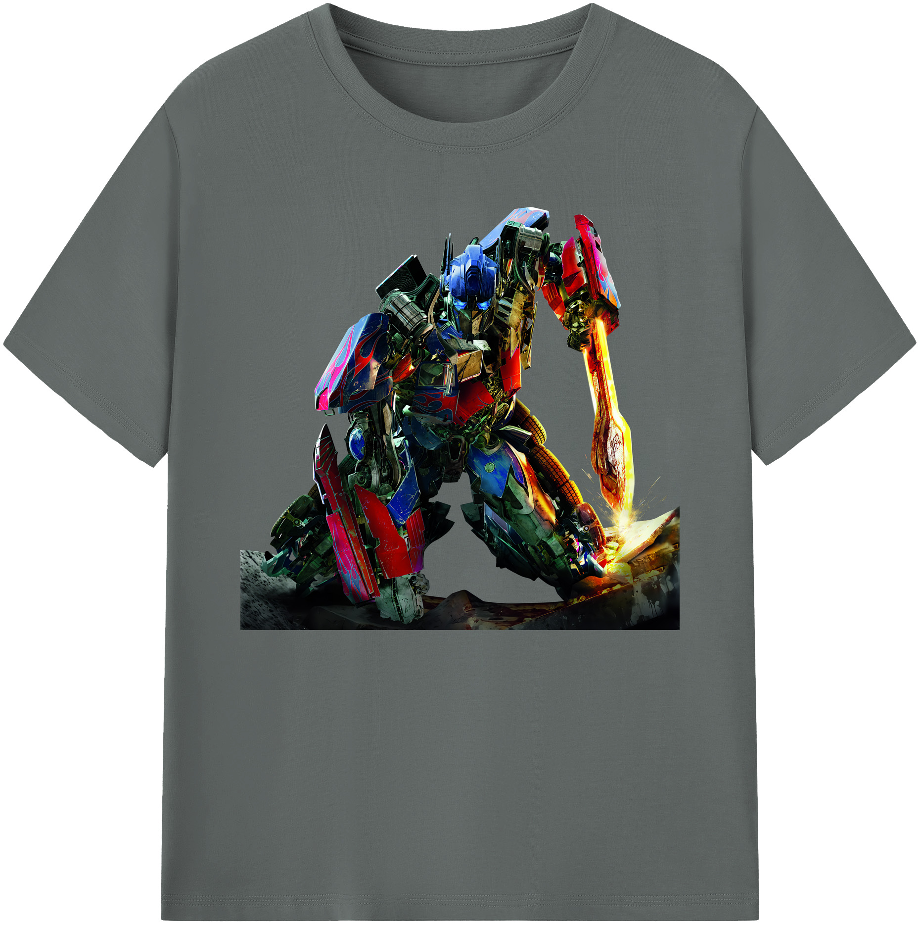 （画像用） Transformers トランスフォーマー 綿100％ メンズ半袖Tシャツ｜肌触りやわらか＆通気性